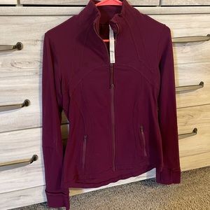 Wine / Maroon colored lululemon jacket
